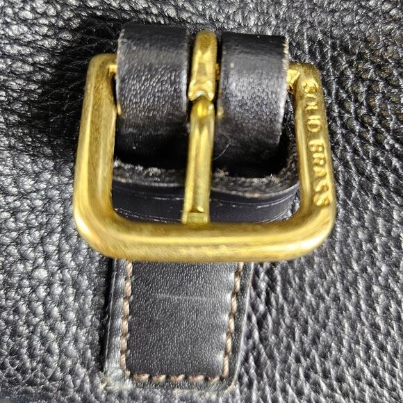 DOONEY & BOURKE VINTAGE 80's WOMEN'S BLACK AWL LEATHER BACKPACK 12x10x4" - Picture 10 of 16